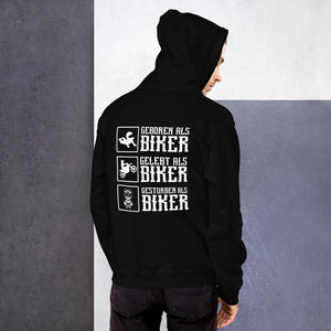 Geboren als Biker Hoodie